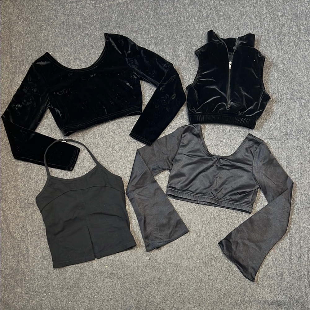 Elegant Black Women's Tops Collection